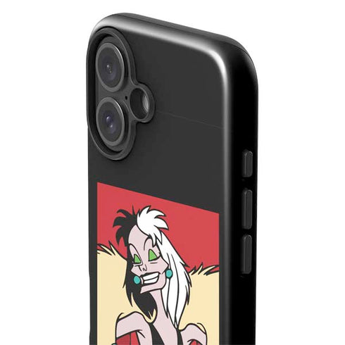 Disney Villains Cruella de Vil iPhone 16 Plus Impact Case